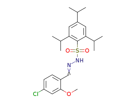 2-methoxyl-4-chlorobenzaldehyde 2,4,6-triisopropylbenzenesulfonyl hydrazone