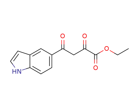 ethyl 4-(1H-indol-5-yl)-2,4-dioxobutanoate