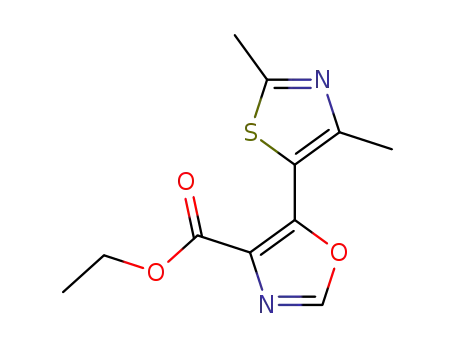 ethyl 5-(2,4-dimethyl-1,3-thiazol-5-yl)-1,3-oxazole-4-carboxylate
