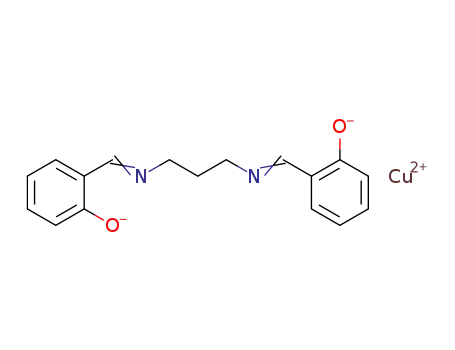 N,N'-disalicylidene-propanediyldiamine; copper (II)-salt