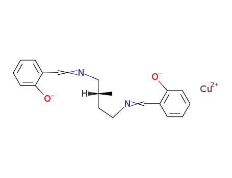 (R)-1,4-bis-salicylidenamino-2-methyl-butane; copper (II)-salt