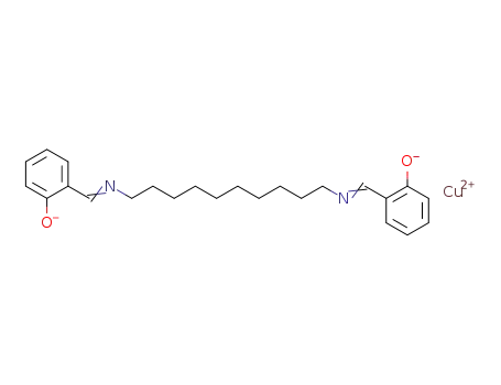 N,N'-disalicylidene-decanediyldiamine; copper (II)-salt