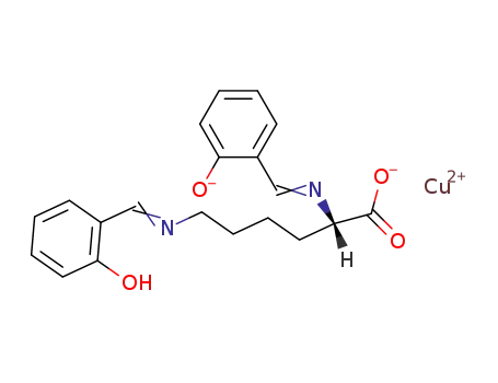 Nα,Nε-disalicylidene-L-lysine ; copper (II)-salt