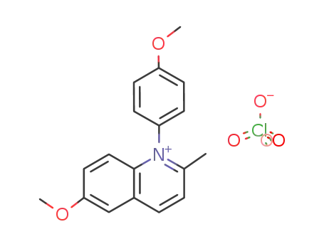 1-p-Methoxyphenyl-6-methoxyquinaldine perchlorate