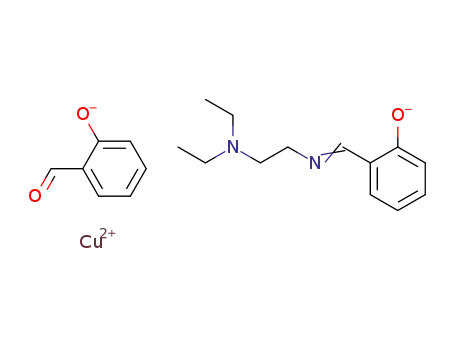 N,N-diethyl-N'-salicyliden-ethylenediamine; mixed copper (II)-salt of 2-diethylamino-1-salicylidenamino-ethane and of salicylaldehyde