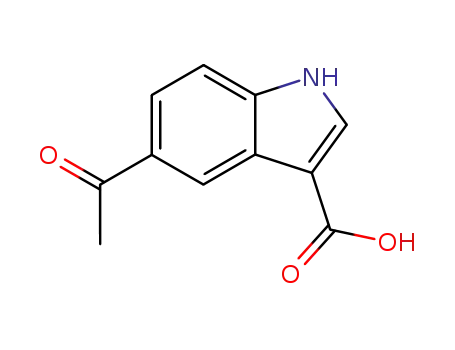1H-Indole-3-carboxylic acid, 5-acetyl- cas  626234-82-0