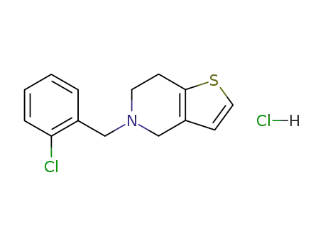 Molecular Structure of 53885-35-1 (Ticlopidine hydrochloride)