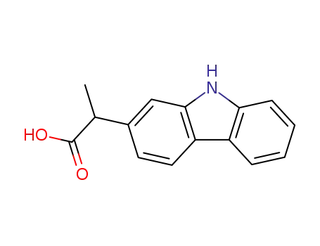 Molecular Structure of 52263-68-0 (9H-Carbazole-2-acetic acid, a-methyl-)