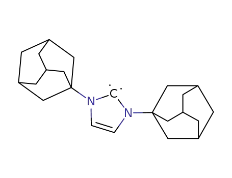 Molecular Structure of 131042-77-8 (1,3-BIS(1-ADAMANTYL)IMIDAZOL-2-YLIDENE)