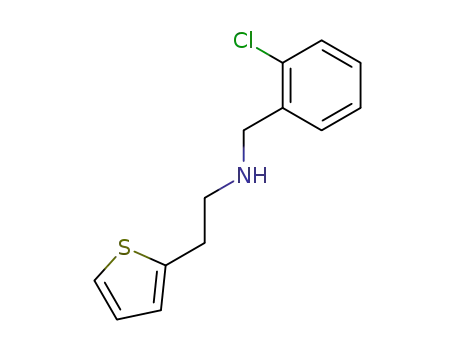 Molecular Structure of 69061-17-2 (N-(2-CHLOROBENZYL)-2-(2-THIENYL)ETHYLAMINE HYDROCHLORIDE)