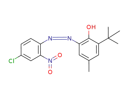 2-<(4-Chloro-2-nitrophenyl)azo>-6-(1,1-dimethylethyl)-4-methylphenol