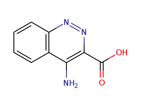 Molecular Structure of 143232-59-1 (4-aminocinnoline-3-carboxylic acid)