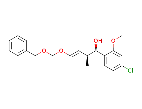 syn-(1E)-1-(benzyloxy)methoxy-3-methyl-4-(p-chloro-o-methoxy)phenyl-1-buten-4-ol