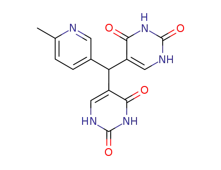 5,5'-<(6-methyl-3-pyridinyl)methylene>bis(2,4(1H,3H)-pyrimidinedione)