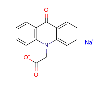 Molecular Structure of 58880-43-6 (2-(9-oxoacridin-10-yl)acetic acid)