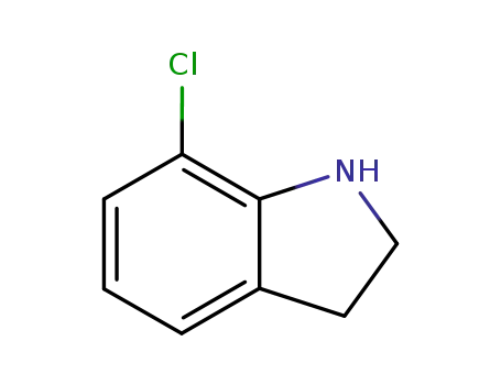 Molecular Structure of 114144-22-8 (7-chloroindoline)