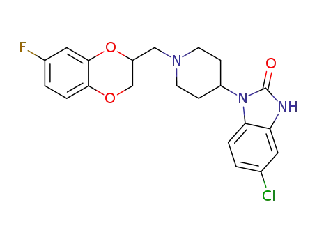 5-Chloro-1-[1-(7-fluoro-2,3-dihydro-benzo[1,4]dioxin-2-ylmethyl)-piperidin-4-yl]-1,3-dihydro-benzoimidazol-2-one