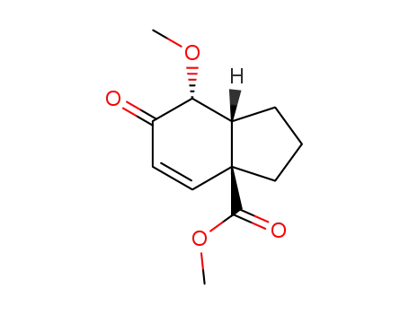methyl <3aα,7β,7aα>-6-keto-7-methoxy-1,2,3,6,7,7a-hexahydro-3aH-indene-3a-carboxylate