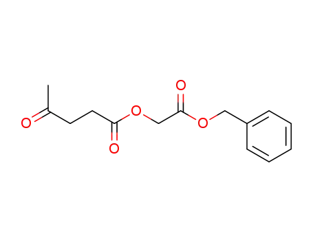 Molecular Structure of 53164-03-7 (Pentanoic acid, 4-oxo-, 2-oxo-2-(phenylmethoxy)ethyl ester)