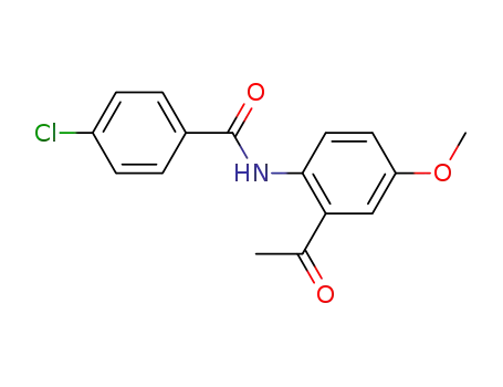 2-Acetyl-N-(4-chlor-benzoyl)-4-methoxy-anilin