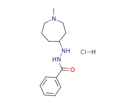 2-Benzoyl-1-(hexahydro-1-methyl-1H-azepin-4-yl)hydrazin-hydrochlorid