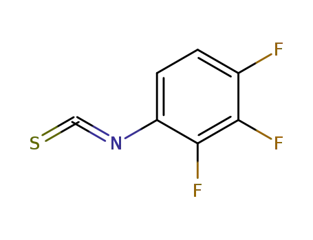 Molecular Structure of 119474-40-7 (2,3,4-TRIFLUOROPHENYL ISOTHIOCYANATE)