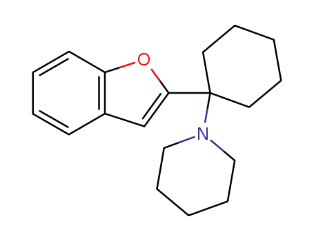 1-(2-benzo(b)furanyl)-1-(1-piperidino)-cyclohexane
