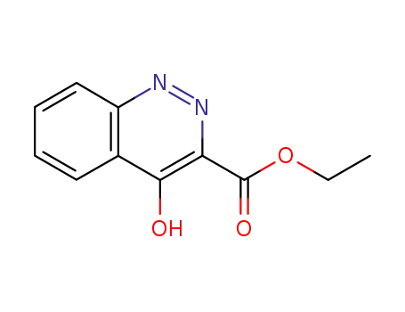 Molecular Structure of 37967-71-8 (3-Cinnolinecarboxylic acid, 4-hydroxy-, ethyl ester)