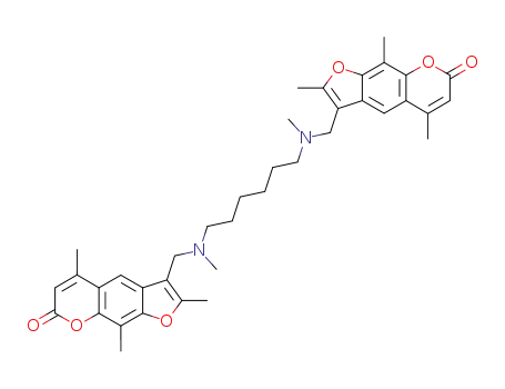 1,6-bis-N,N'-dimethyl-N,N'-(4'-methylen-4,5',8-trimethylpsoralenyl)hexandiamine