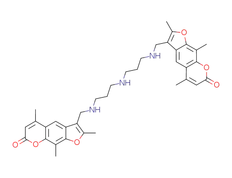 3,3'-bis-(4'-methylen-4,5',8-trimethylpsoralenyl)-diamino-N,N-dipropylamine