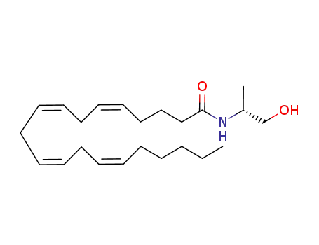 Molecular Structure of 157182-49-5 (R(+)-ARACHIDONYL-1'-HYDROXY-2'-PROPYLAMIDE)