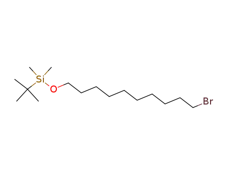 Molecular Structure of 96044-45-0 (Silane, [(10-bromodecyl)oxy](1,1-dimethylethyl)dimethyl-)