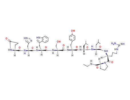 Molecular Structure of 53714-56-0 (Leuprorelin)