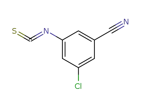 Molecular Structure of 185500-56-5 (Benzonitrile, 3-chloro-5-isothiocyanato-)