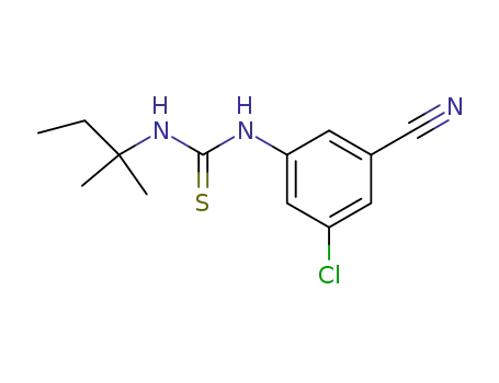 1-(3-Chloro-5-cyano-phenyl)-3-(1,1-dimethyl-propyl)-thiourea