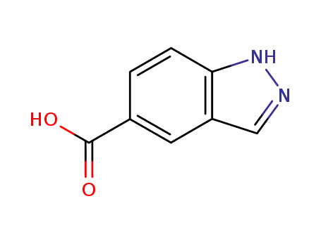 Molecular Structure of 61700-61-6 (5-Carboxyindazole hydrochloride)