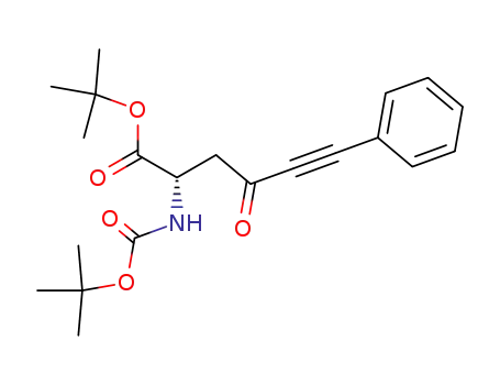 (S)-2-tert-butoxycarbonylamino-4-oxo-6-phenylhex-5-ynoic acid tert-butyl ester