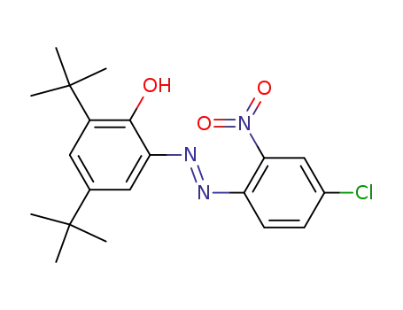 2-Nitro-4-chloro-2'-hydroxy-3',5'-di-tert-butyl-azobenzene