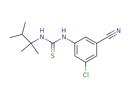 1-(3-Chloro-5-cyano-phenyl)-3-(1,1,2-trimethyl-propyl)-thiourea