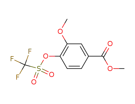 3-methoxy-4-trifluoromethane-sulfonyloxy-benzoic acid methyl ester