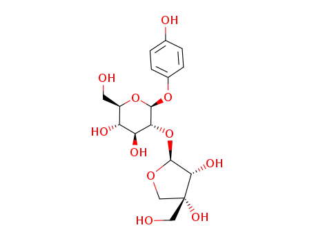 4-hydroxyphenyl β-D-apiofuranosyl-(1->2)-O-β-D-glucopyranoside