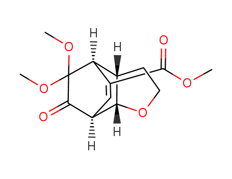 methyl (1R*,2R*,6R*,7R*)-11,11-dimethoxy-3-oxa-10-oxotricyclo[5.2.2.02,6]undec-8-en-8-carboxylate