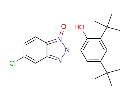 Molecular Structure of 94102-13-3 (Phenol,2-(5-chloro-1-oxido-2H-benzotriazol-2-yl)-4,6-bis(1,1-dimethylethyl)-)