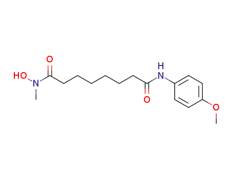 octanedioic acid hydroxy-methyl-amide (4-methoxy-phenyl)-amide