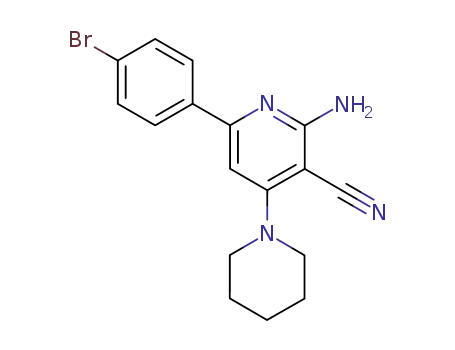 2'-amino-6'-(4-bromophenyl)-3,4,5,6-tetrahydro-2H-[1,4']bipyridinyl-3'-carbonitrile