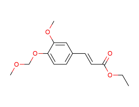 ethyl (E)-3-(3-methoxy-4-(methoxymethoxy)phenyl)acrylate