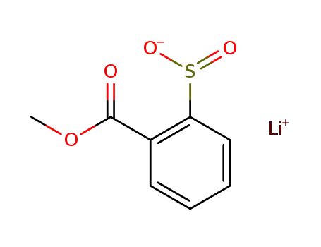 2-(methoxycarbonyl)benzenesulfinic acid lithium salt