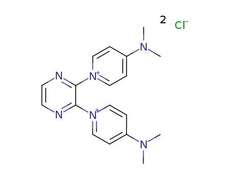 1,1'-bis[4-(dimethylamino)(pyrazine-2,3-diyl)pyridinium]dichloride