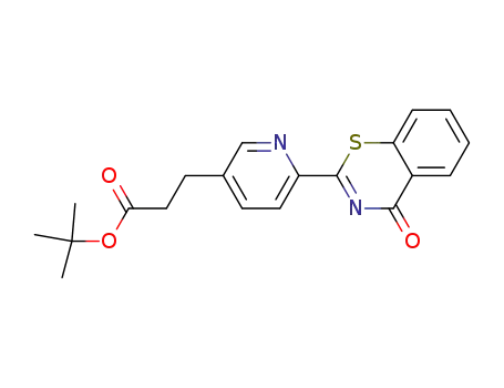 tert-Butyl 3-[6-(4-oxo-4H-1,3-benzothiazin-2-yl)-3-pyridyl]propanoate