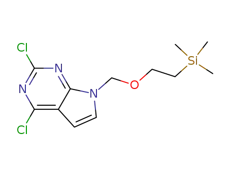 2,4-Dichloro-7-((2-(trimethylsilyl)ethoxy)methyl)-7H-pyrrolo[2,3-d]pyrimidine